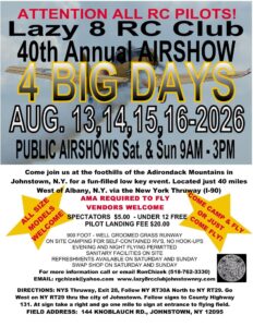 Lazy 8 RC Club 40th Anuual Airshow